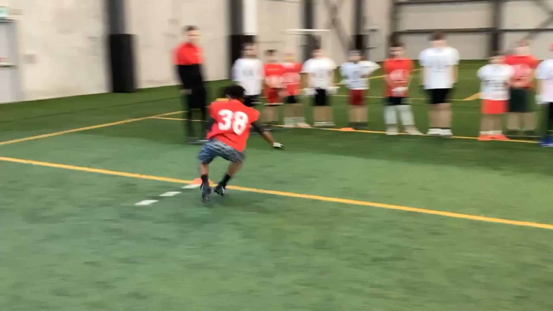 Watch zachary hopkinson's 5-10-5 Agility: 5.67 seconds