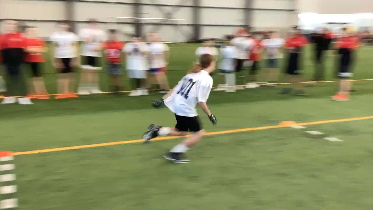 Watch owen whitehorn's 5-10-5 Agility: 4.97 seconds