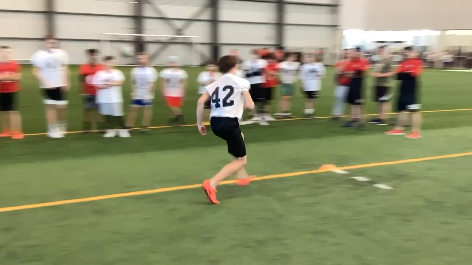 Watch PurpleShift athlete's 5-10-5 Agility: 5.11 seconds