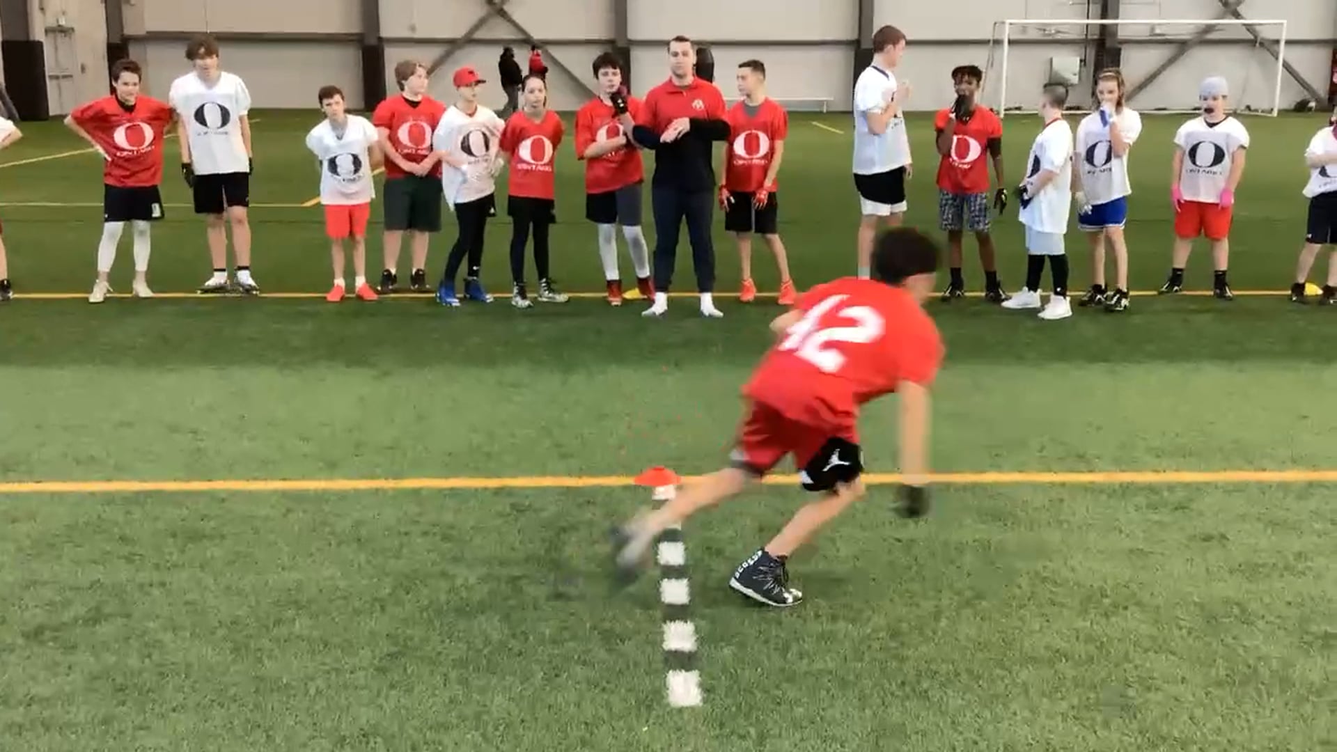 Watch PurpleShift athlete's 5-10-5 Agility: 6.01 seconds