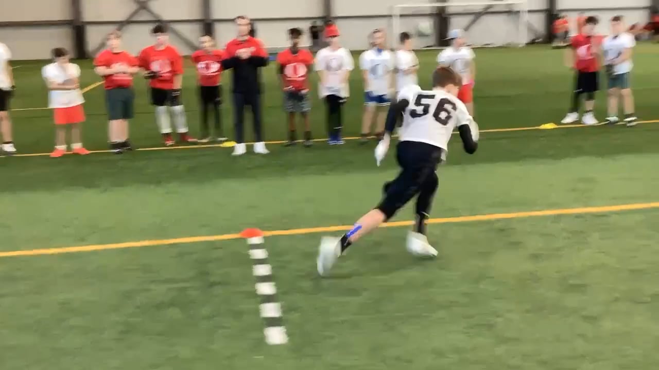 Watch jameson moore's 5-10-5 Agility: 4.94 seconds