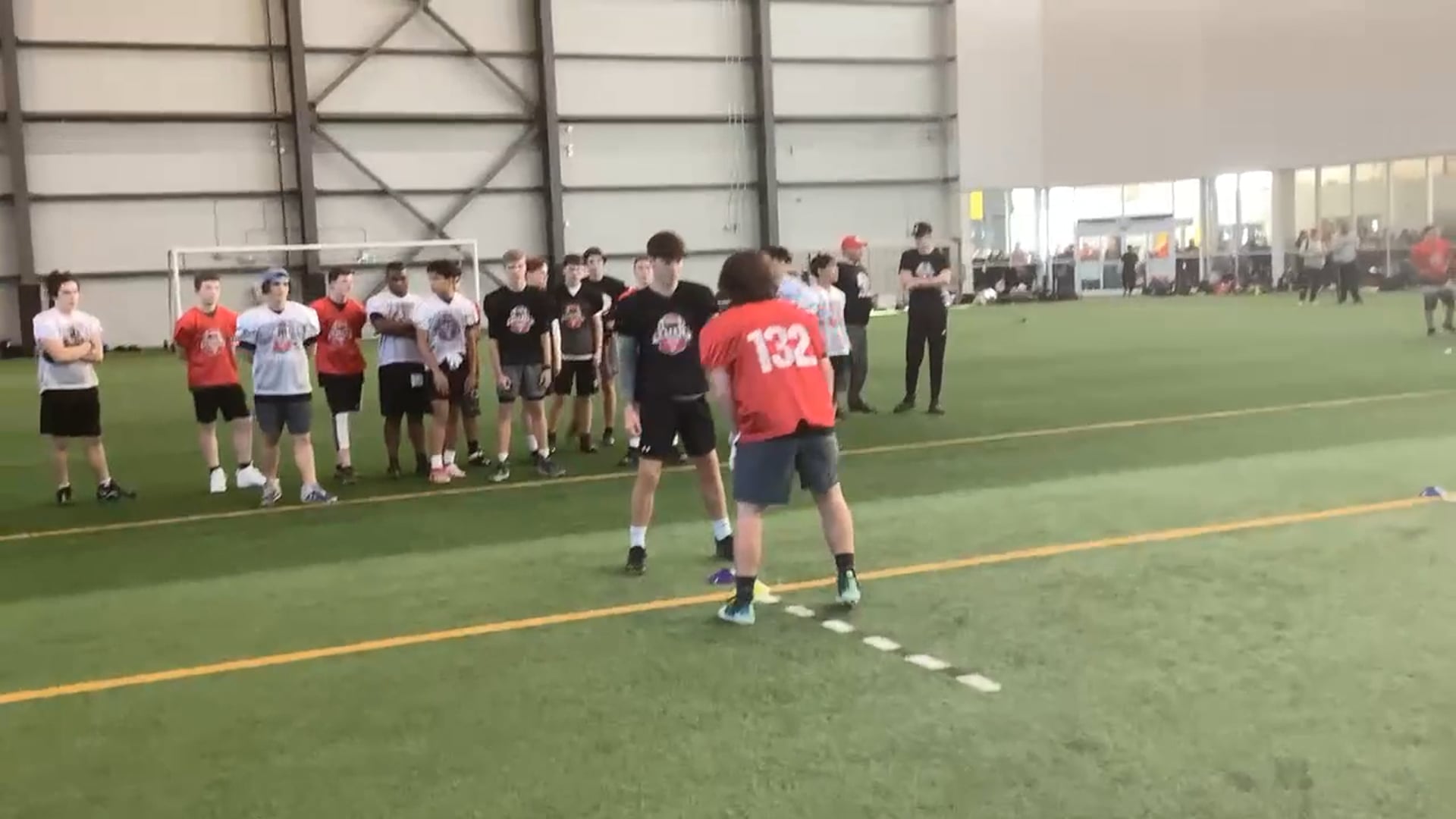 Watch liam sweeney's 5-10-5 Agility: 5.18 seconds