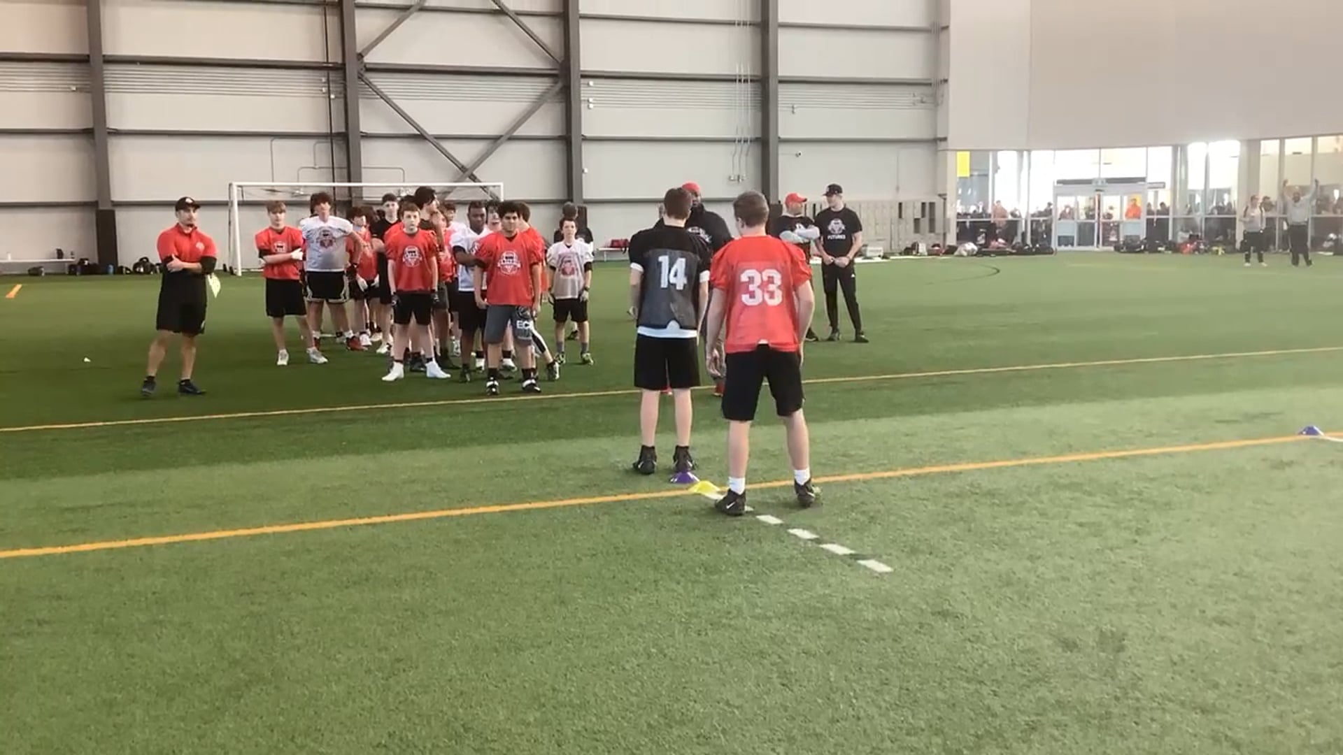 Watch reece douglas's 5-10-5 Agility: 4.94 seconds