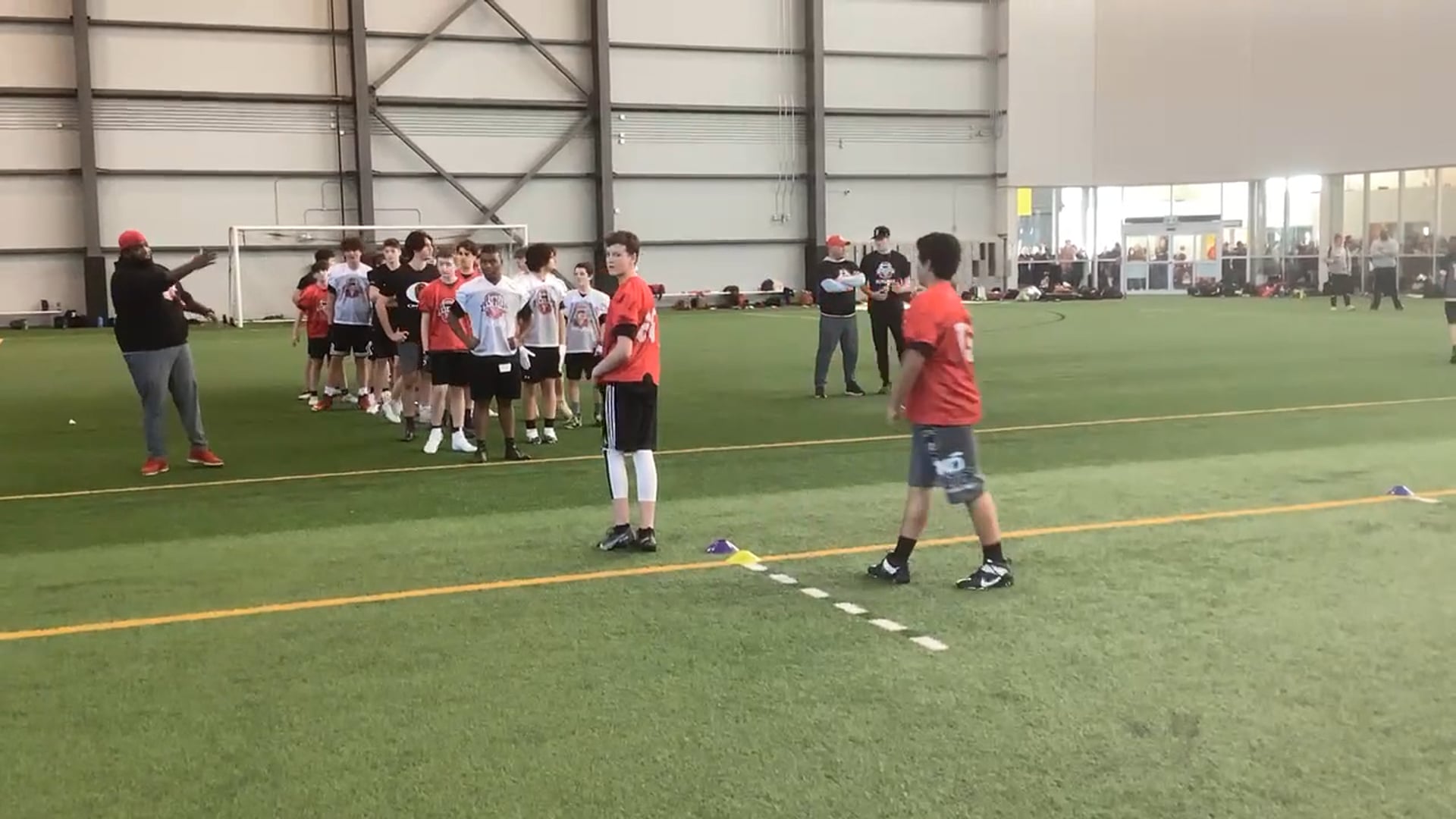 Watch PurpleShift athlete's 5-10-5 Agility: 5.22 seconds