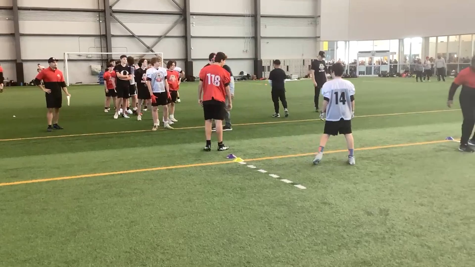 Watch aiden keus's 5-10-5 Agility: 5.17 seconds