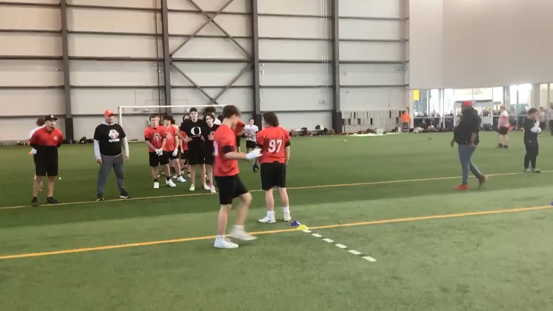 Watch PurpleShift athlete's 5-10-5 Agility: 4.94 seconds