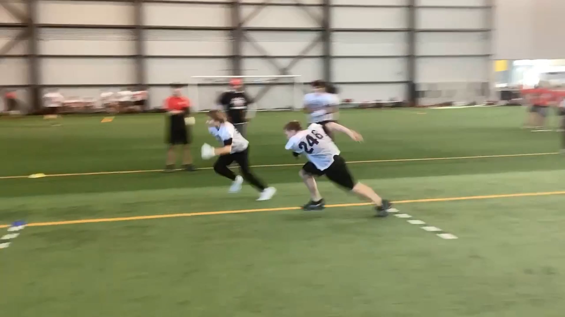 Watch PurpleShift athlete's 5-10-5 Agility: 5.07 seconds