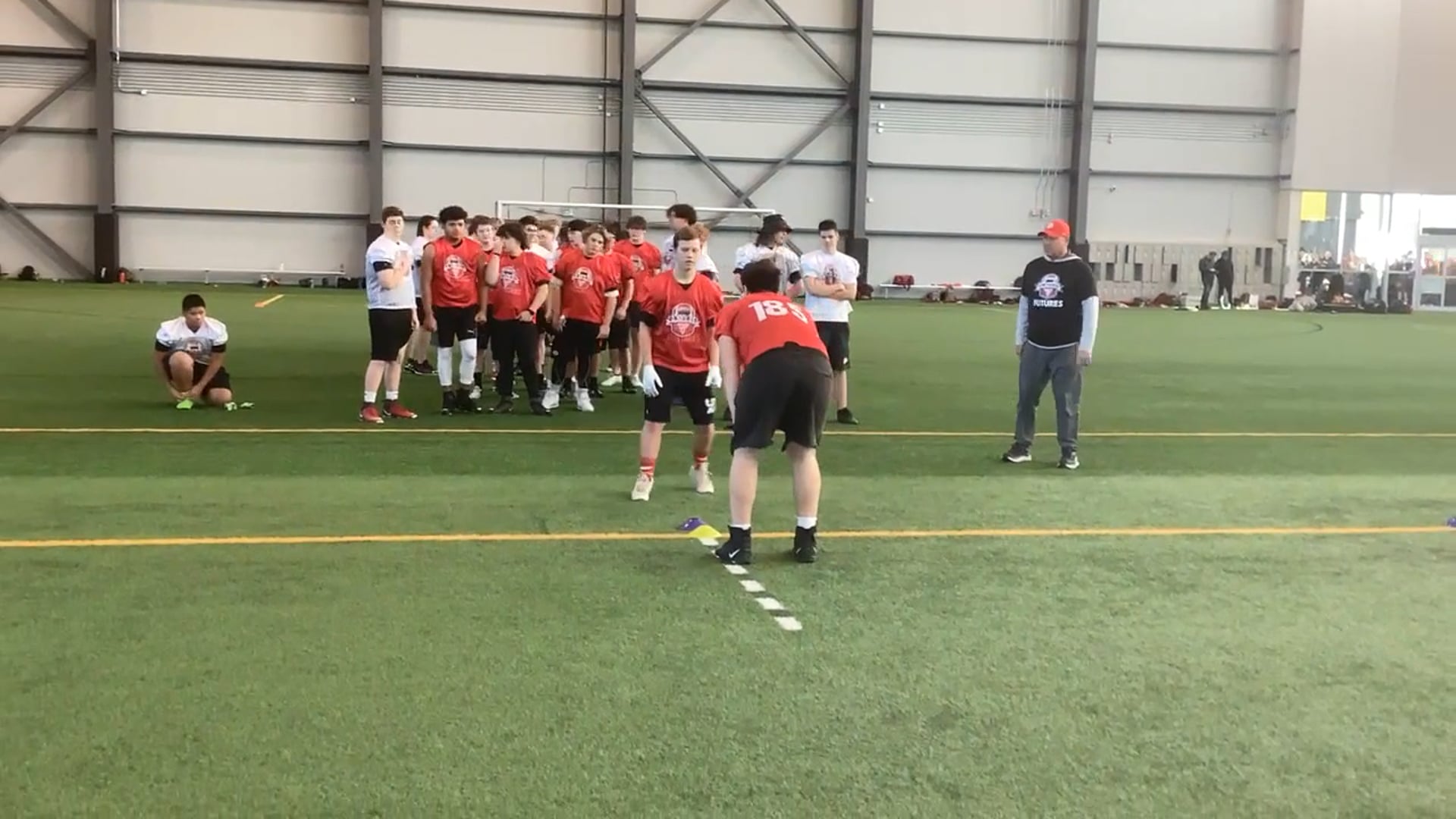 Watch logan stevenson's 5-10-5 Agility: 5.21 seconds