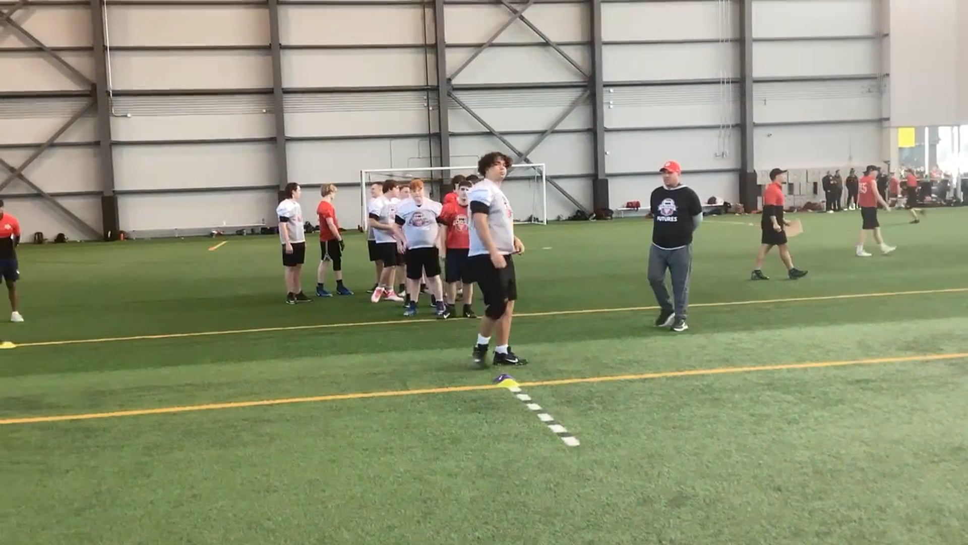 Watch PurpleShift athlete's 5-10-5 Agility: 5.24 seconds