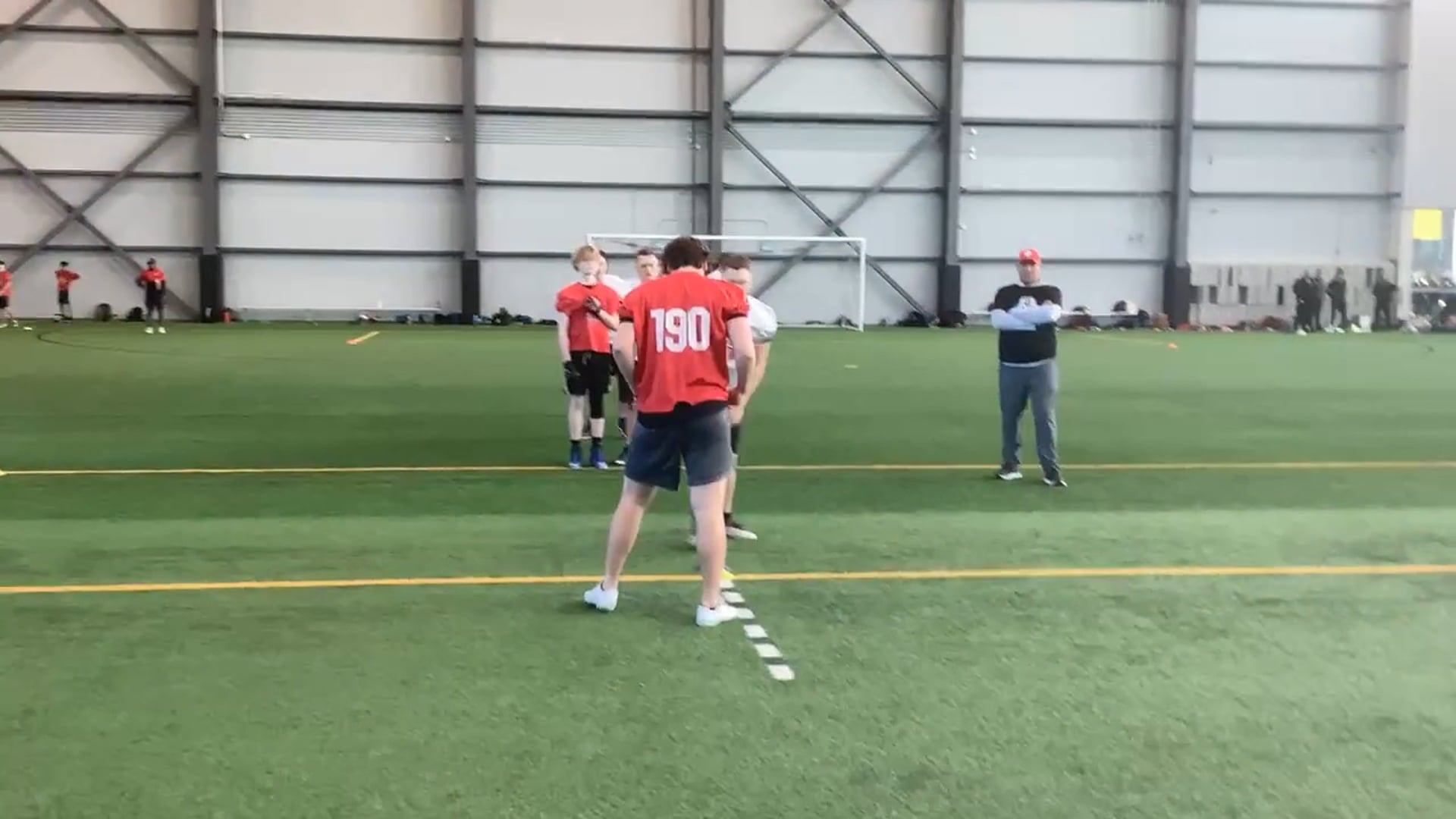 Watch aj davis's 5-10-5 Agility: 5.15 seconds