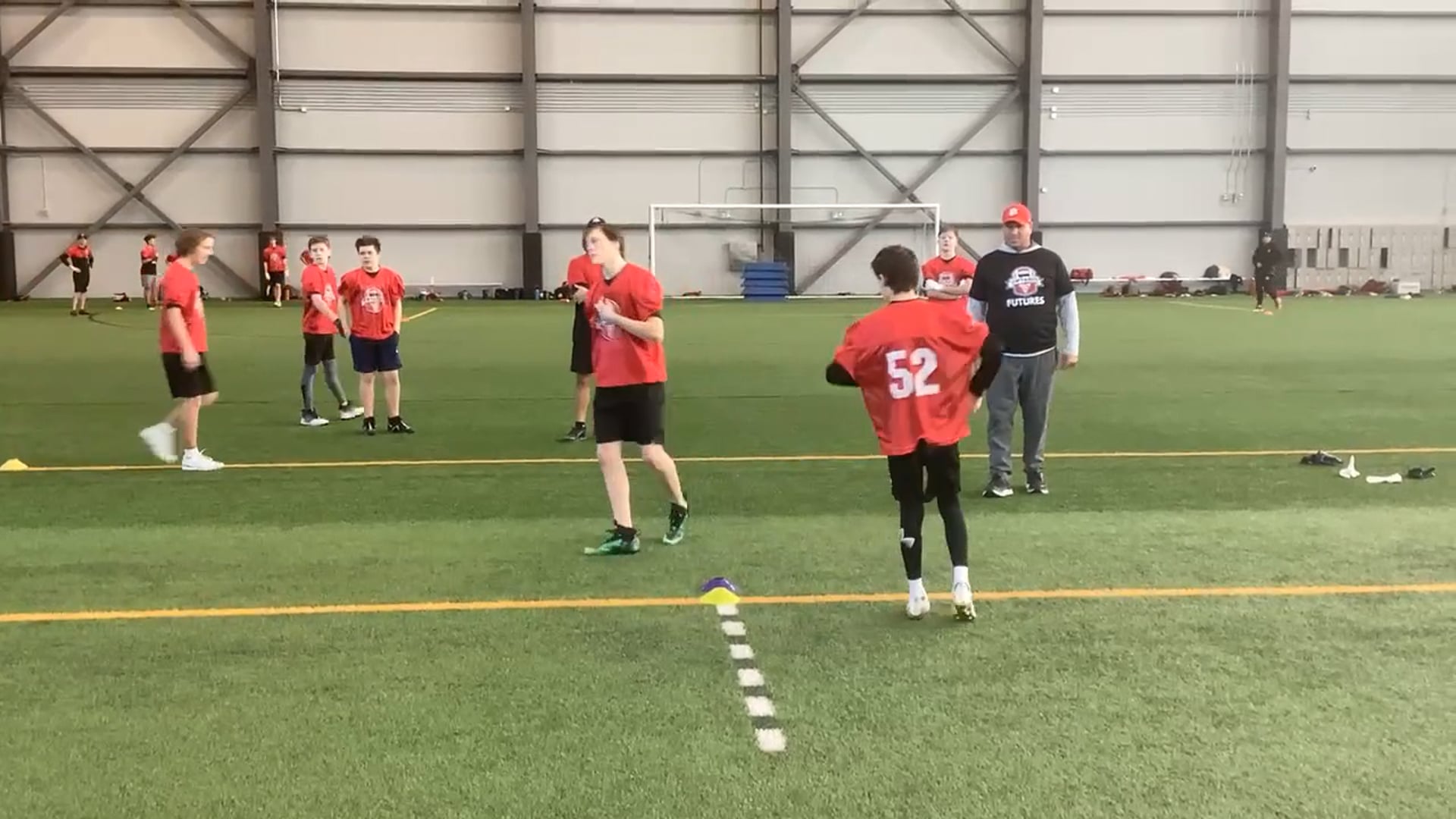 Watch PurpleShift athlete's 5-10-5 Agility: 4.97 seconds