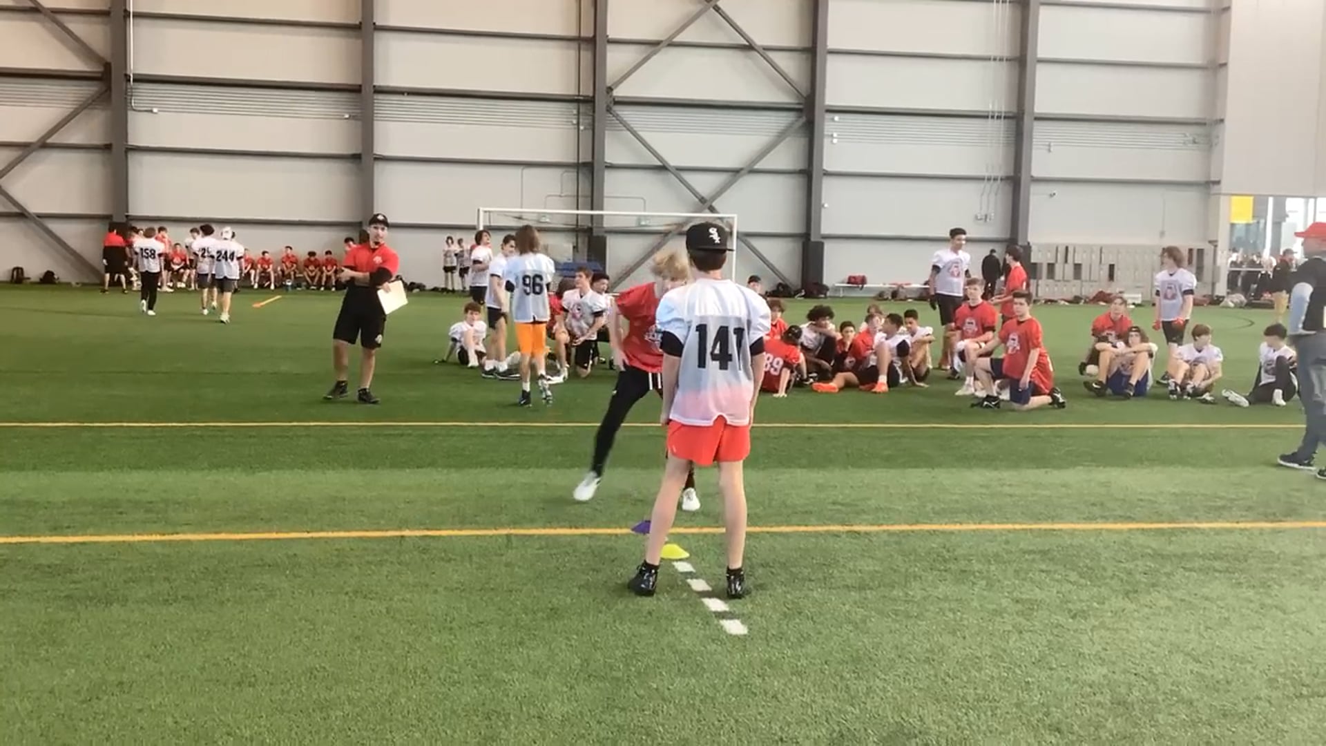 Watch PurpleShift athlete's 5-10-5 Agility: 5.59 seconds