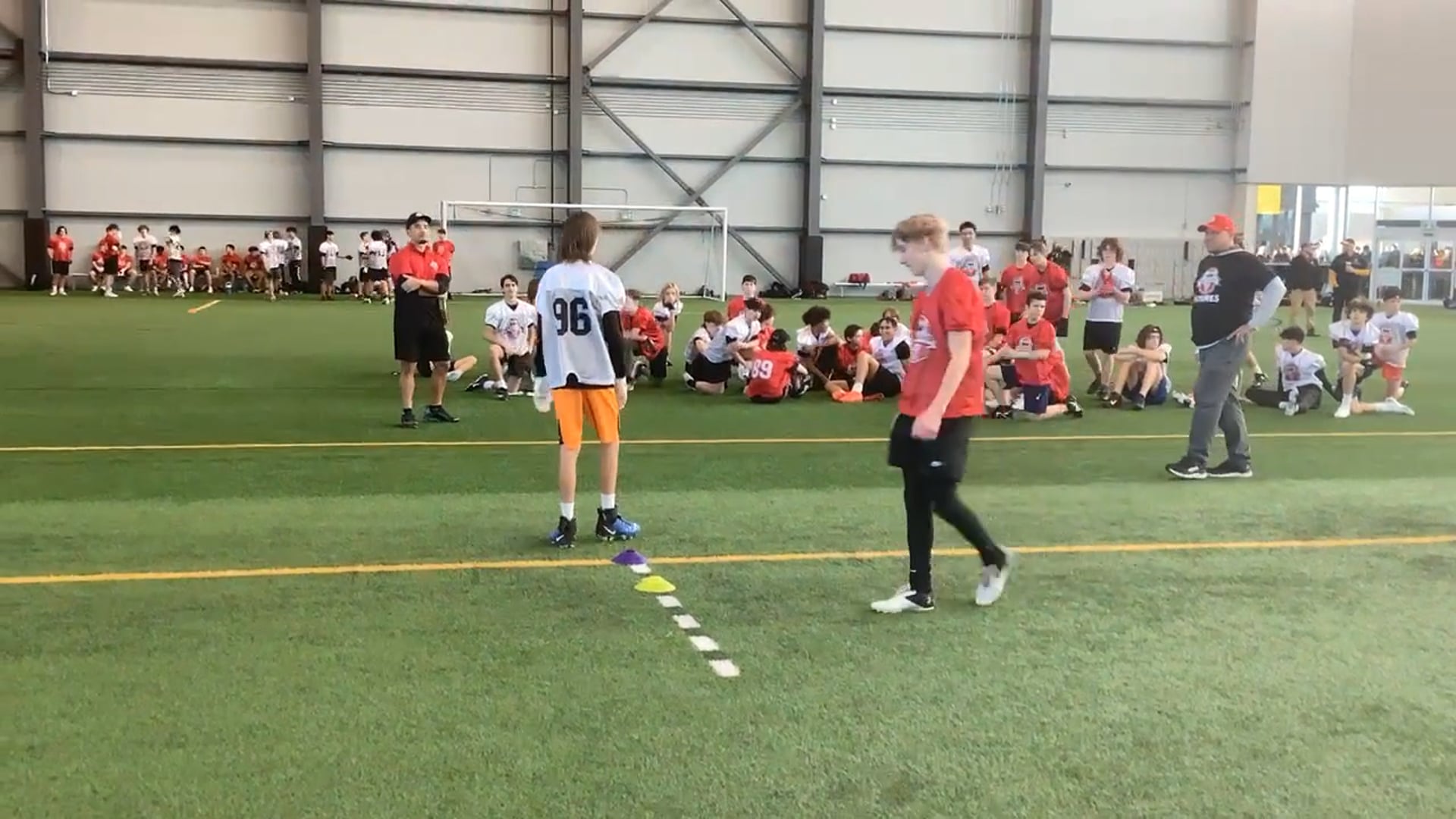 Watch PurpleShift athlete's 5-10-5 Agility: 5.57 seconds