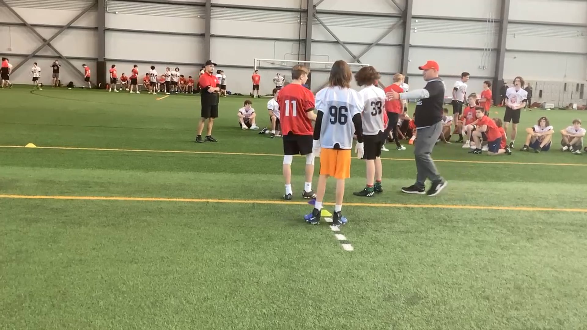 Watch lincoln massey's 5-10-5 Agility: 5.85 seconds