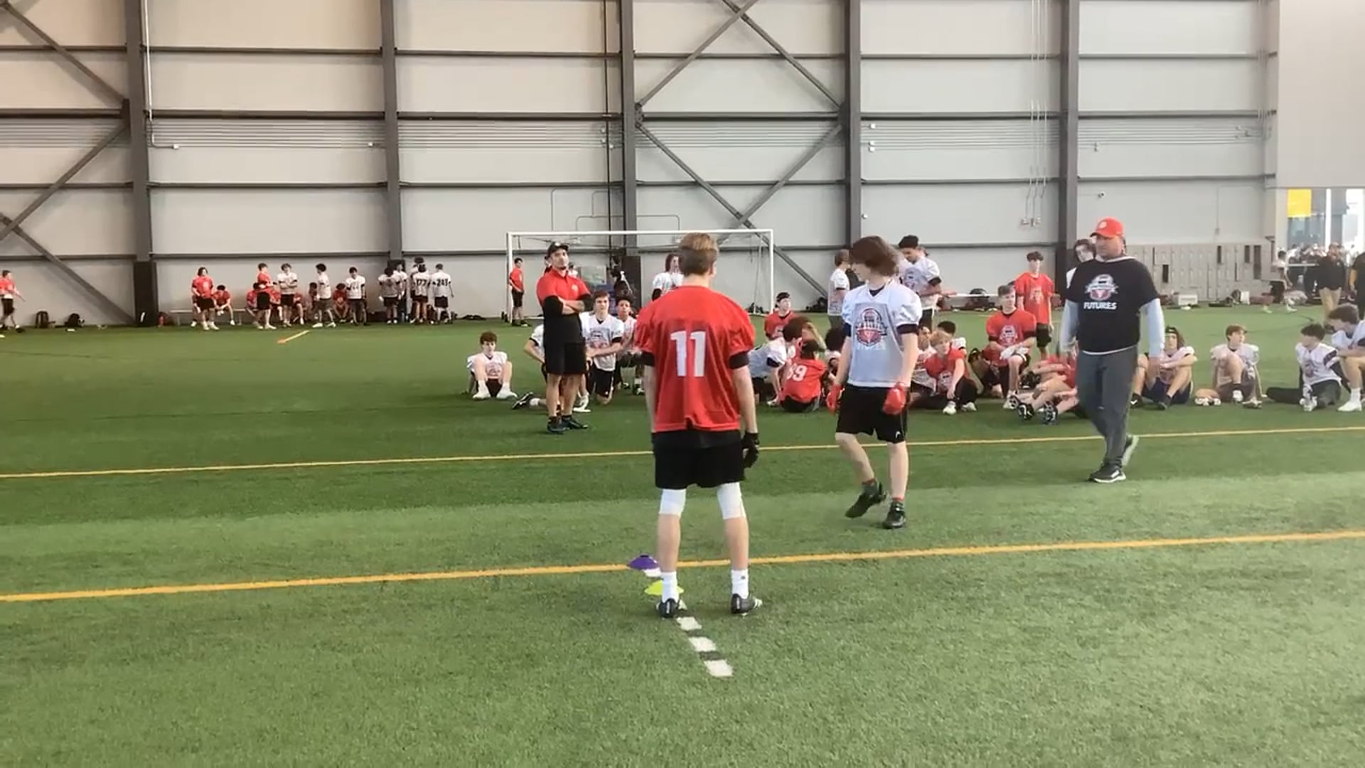Watch reece douglas's 5-10-5 Agility: 5.34 seconds
