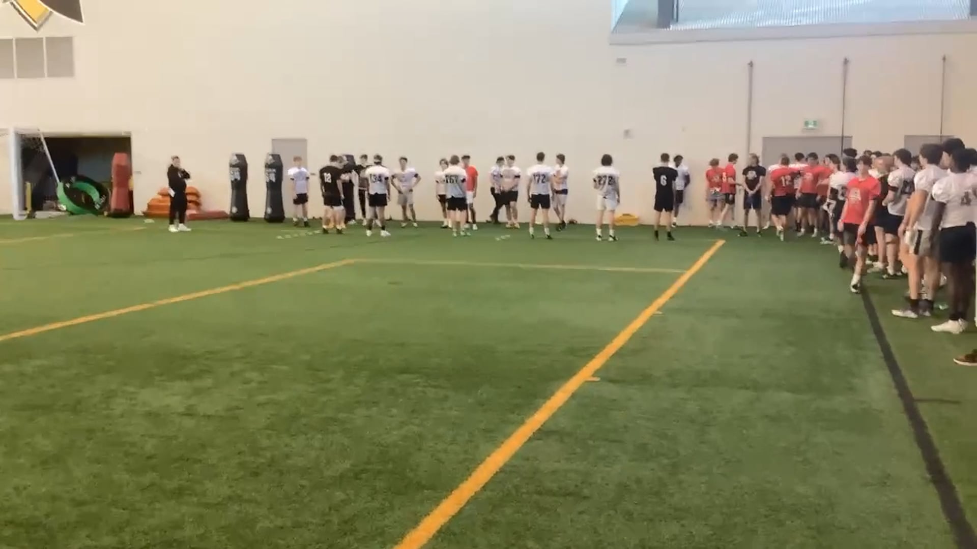 Watch carter hubbert's 40 Yard Dash: 5.54 seconds