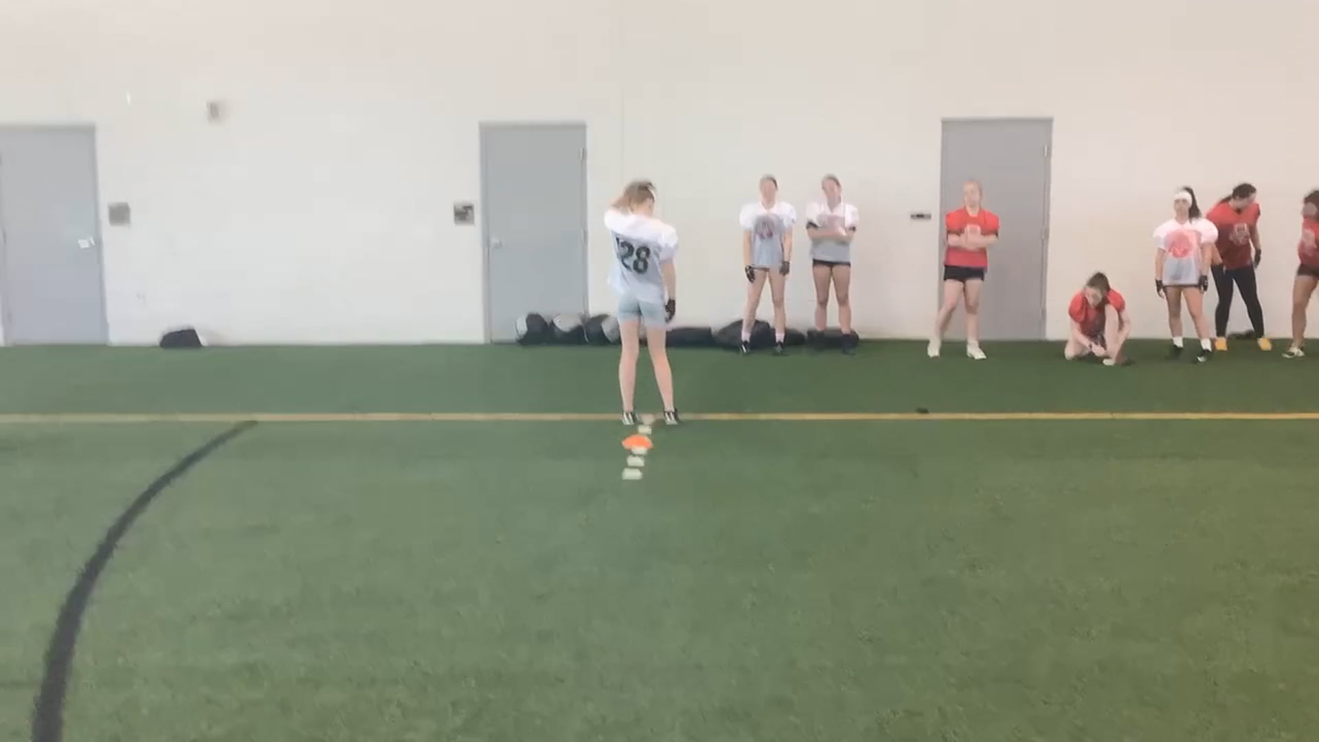 Watch isabella kirkopoulos's 5-10-5 Agility: 5.74 seconds