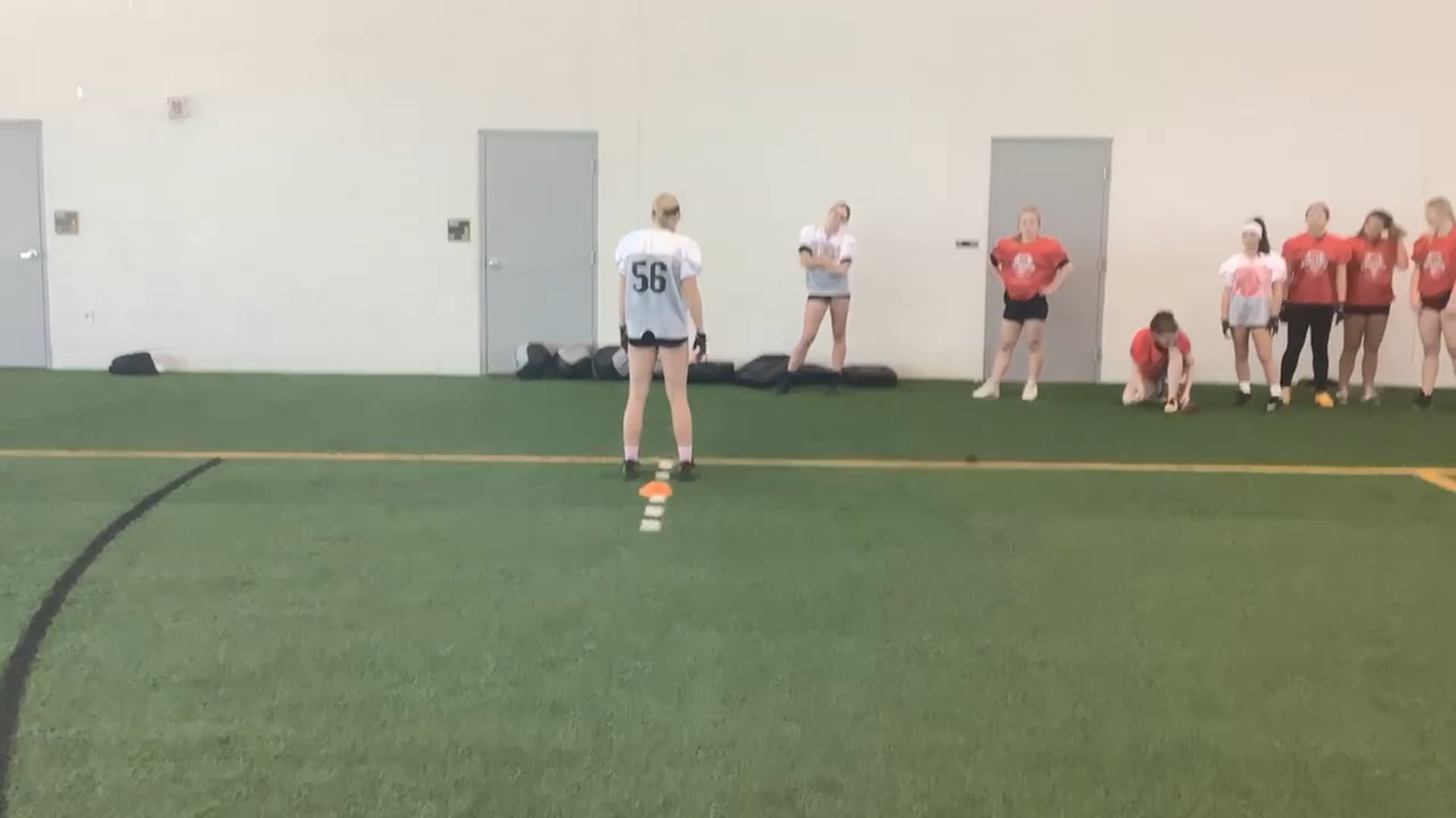 Watch kennady forster's 5-10-5 Agility: 5.21 seconds