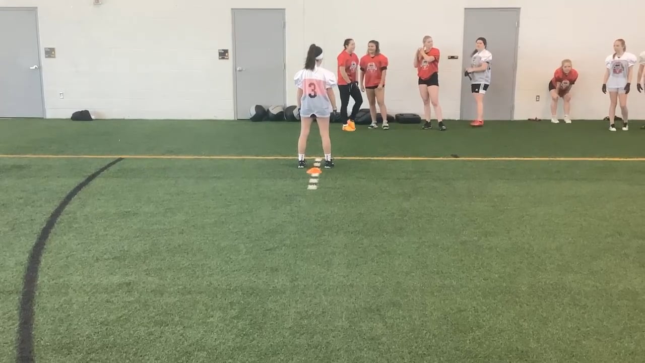 Watch jorjanna maggio's 5-10-5 Agility: 5.54 seconds