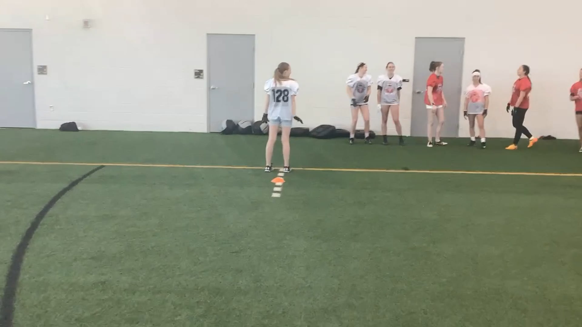 Watch isabella kirkopoulos's 5-10-5 Agility: 5.35 seconds