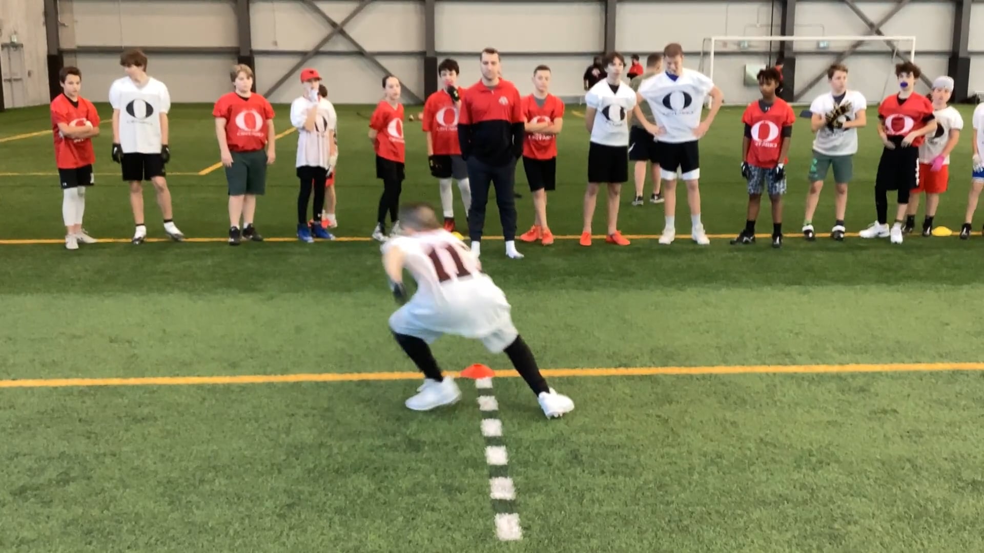 Watch chase candler's 5-10-5 Agility: 5.64 seconds