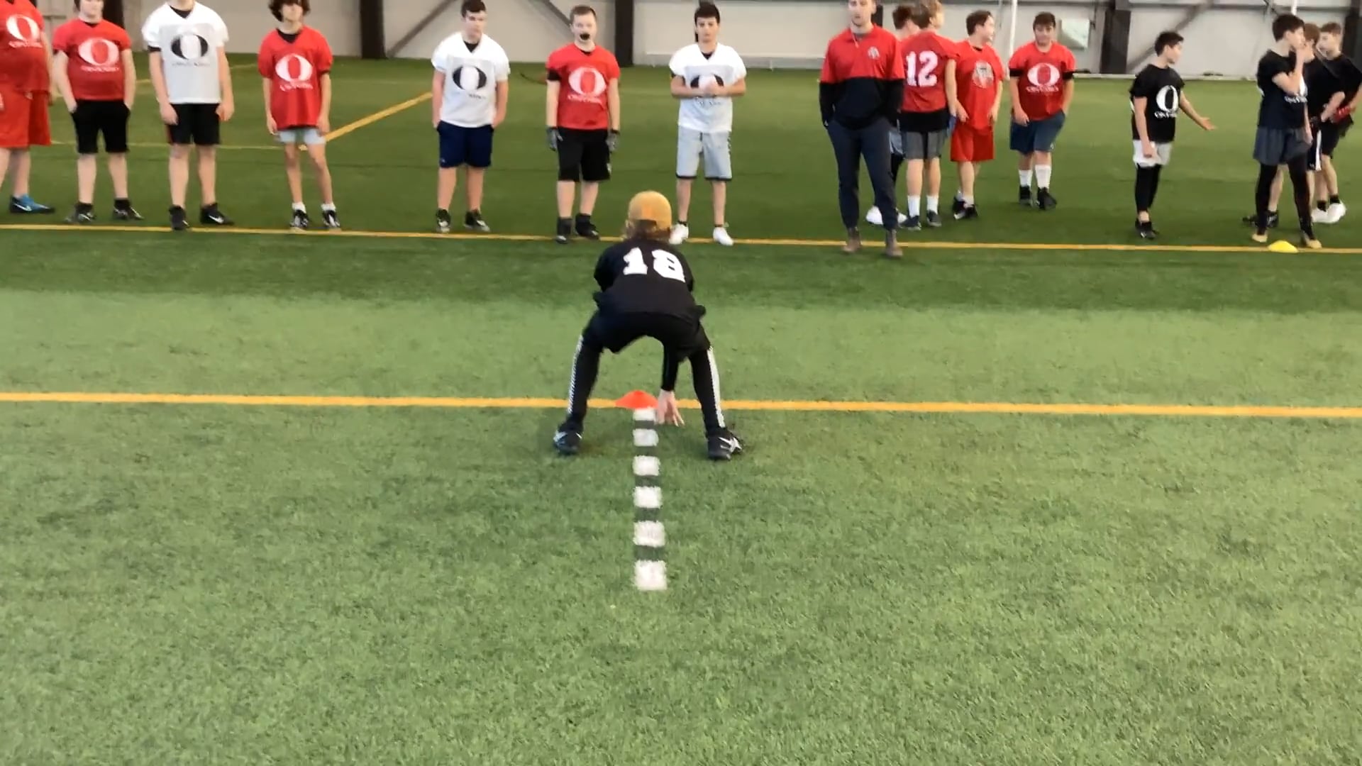 Watch ethan laplante's 5-10-5 Agility: 5.11 seconds
