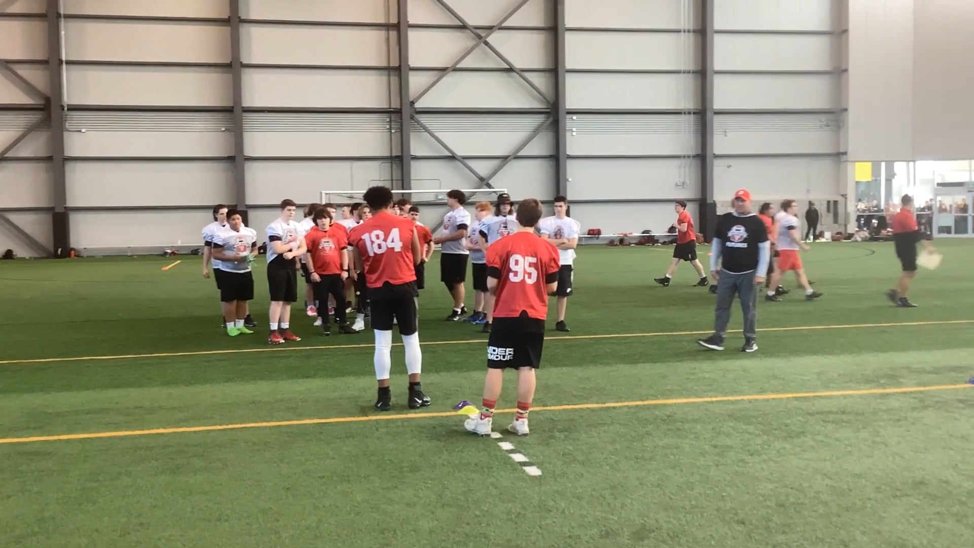 Watch logan stevenson's 5-10-5 Agility: 5.61 seconds