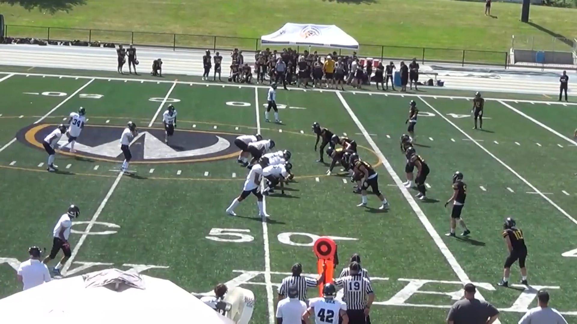 Watch mark yeudall's defensive half back film