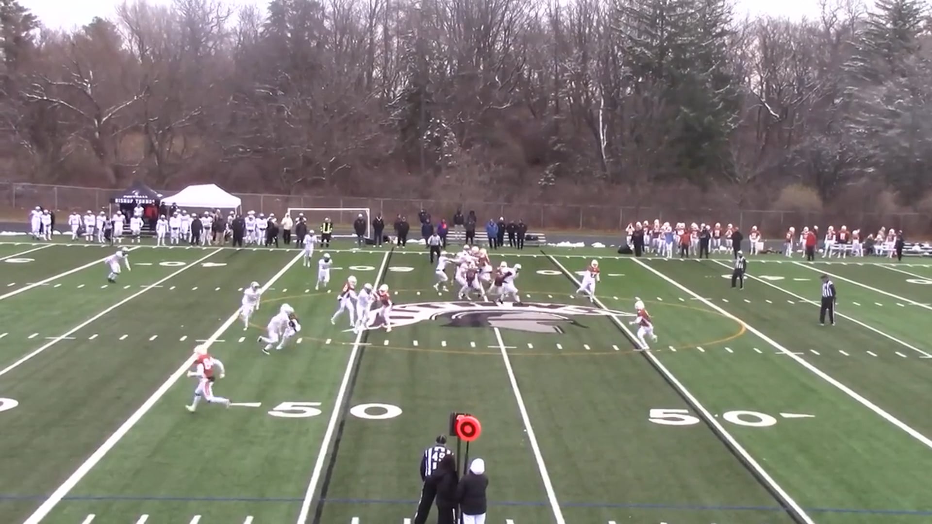 Watch mark yeudall's defensive half back film