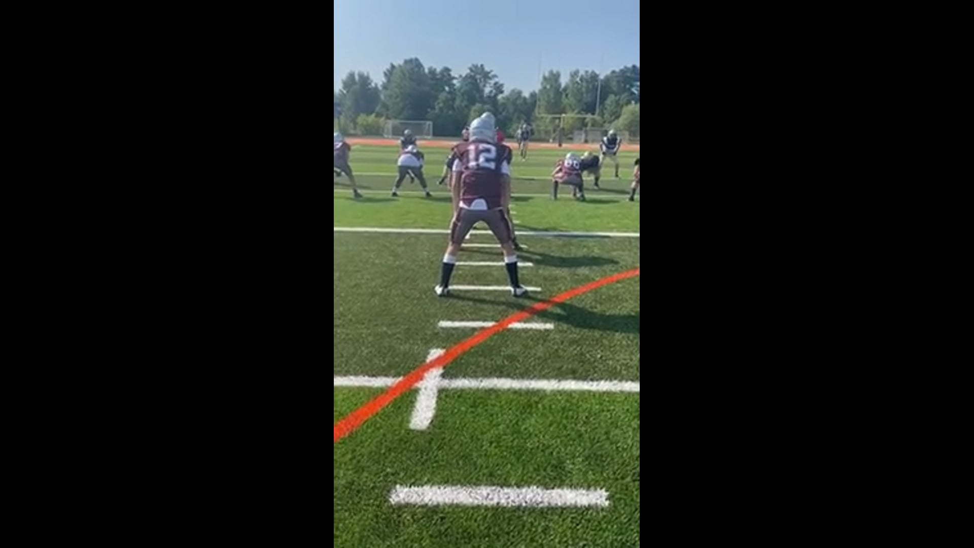 Watch mark yeudall's defensive half back film