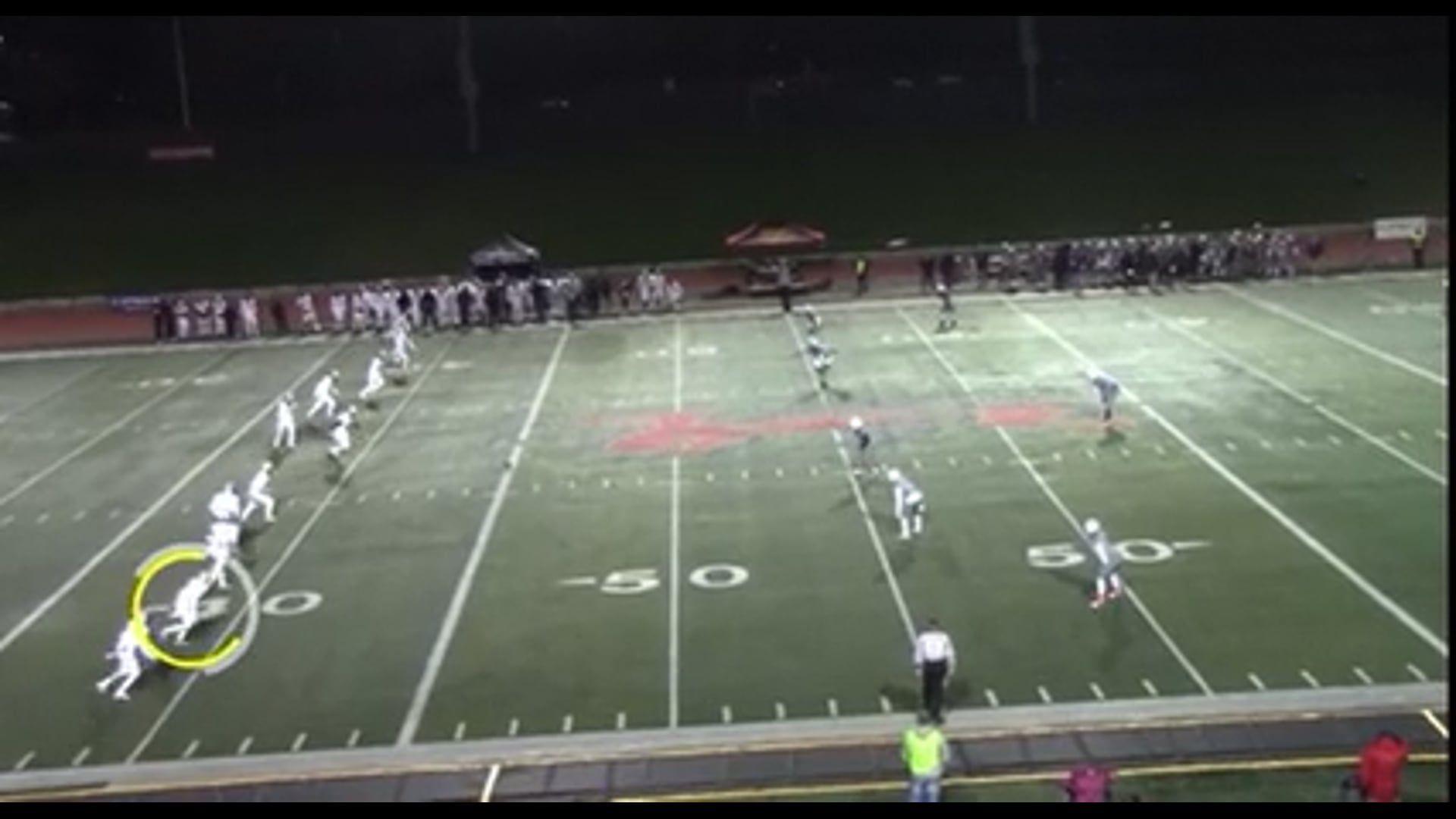 Watch mark yeudall's defensive half back film