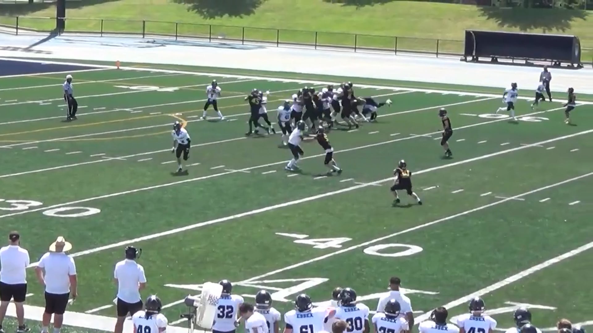 Watch mark yeudall's defensive half back film