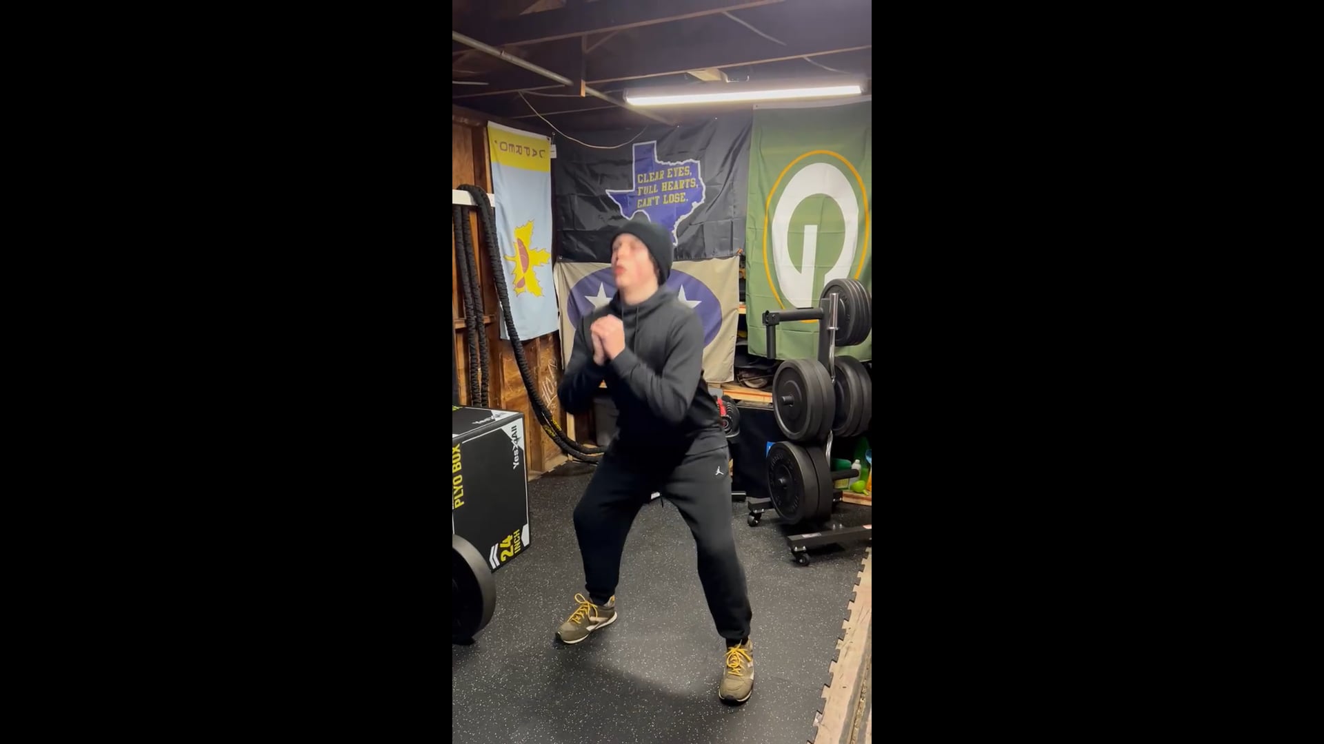 Watch cohen strickland's Air Squats: 35 air squats