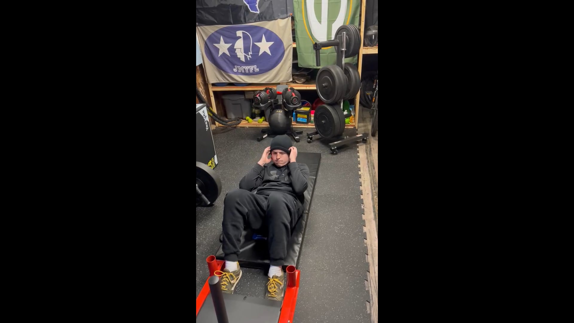 Watch cohen strickland's Sit Ups: 56 sit ups