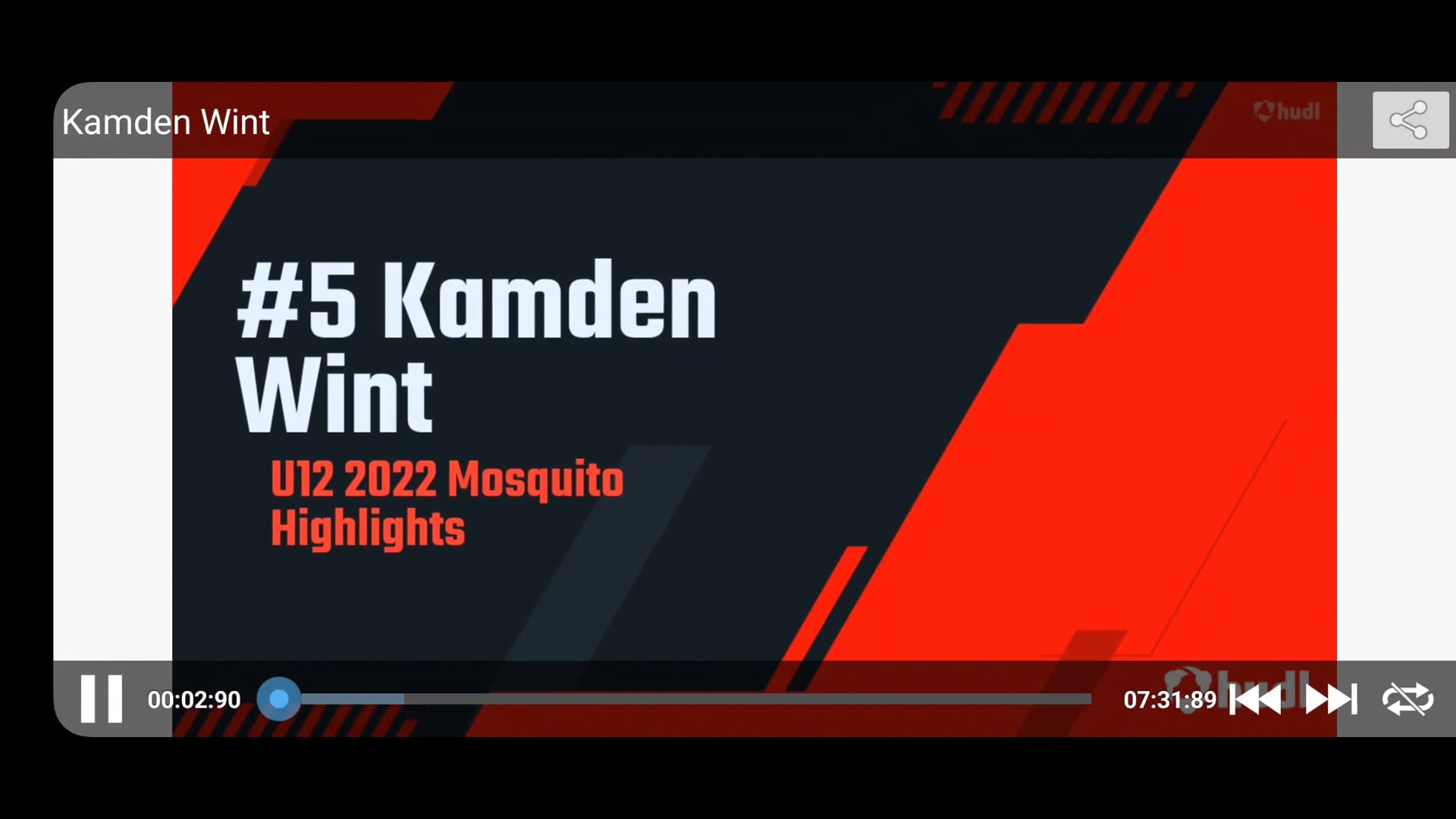 Watch kamden wint's defensive half back film