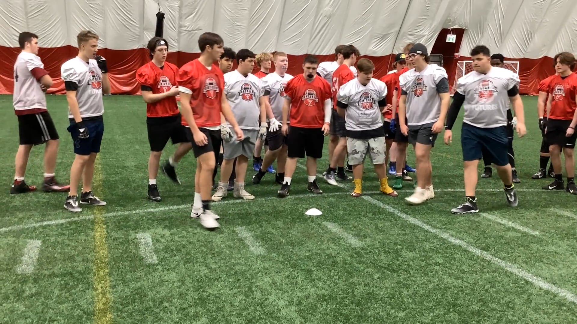 Watch braydon  thompson's 5-10-5 Agility: 4.96 seconds