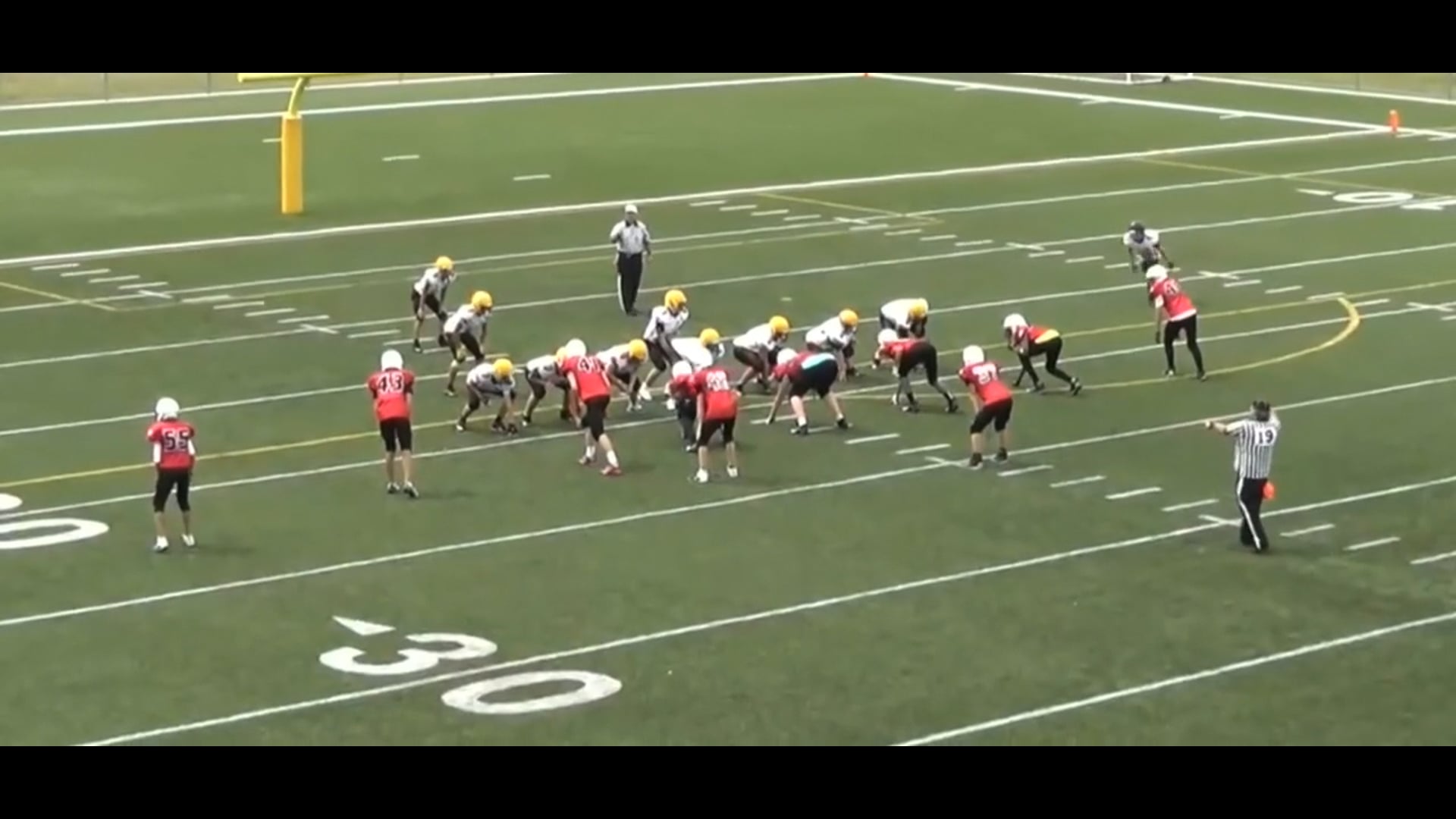 Watch mathieu desbiens's defensive half back film
