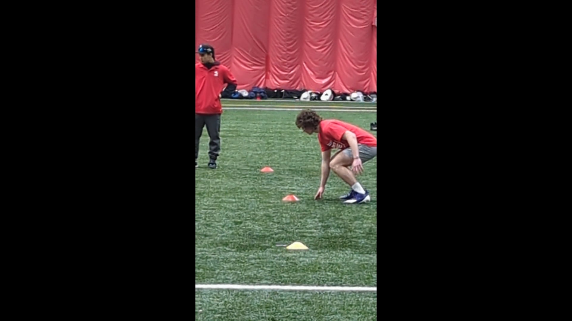 Watch matty barr's 5-10-5 Agility: 4.5 seconds