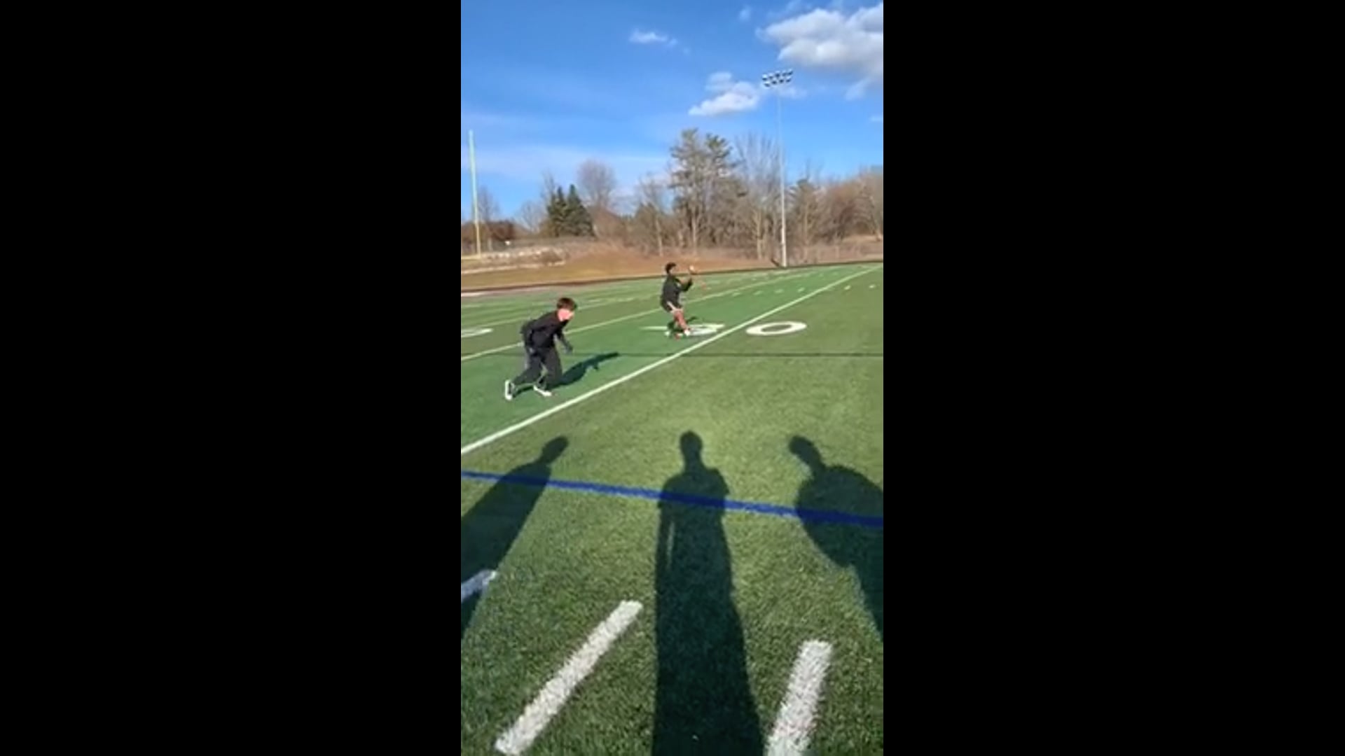 Watch mark yeudall's defensive half back film