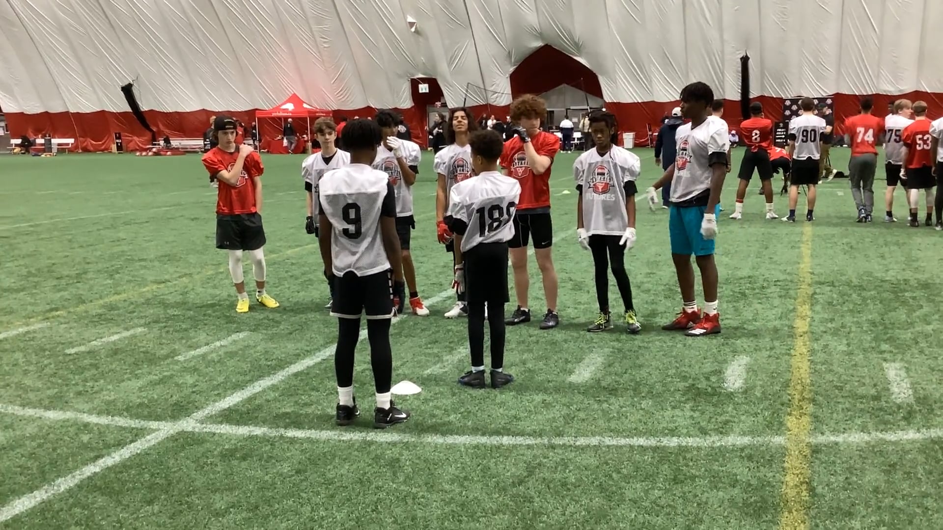 Watch PurpleShift athlete's 5-10-5 Agility: 4.91 seconds