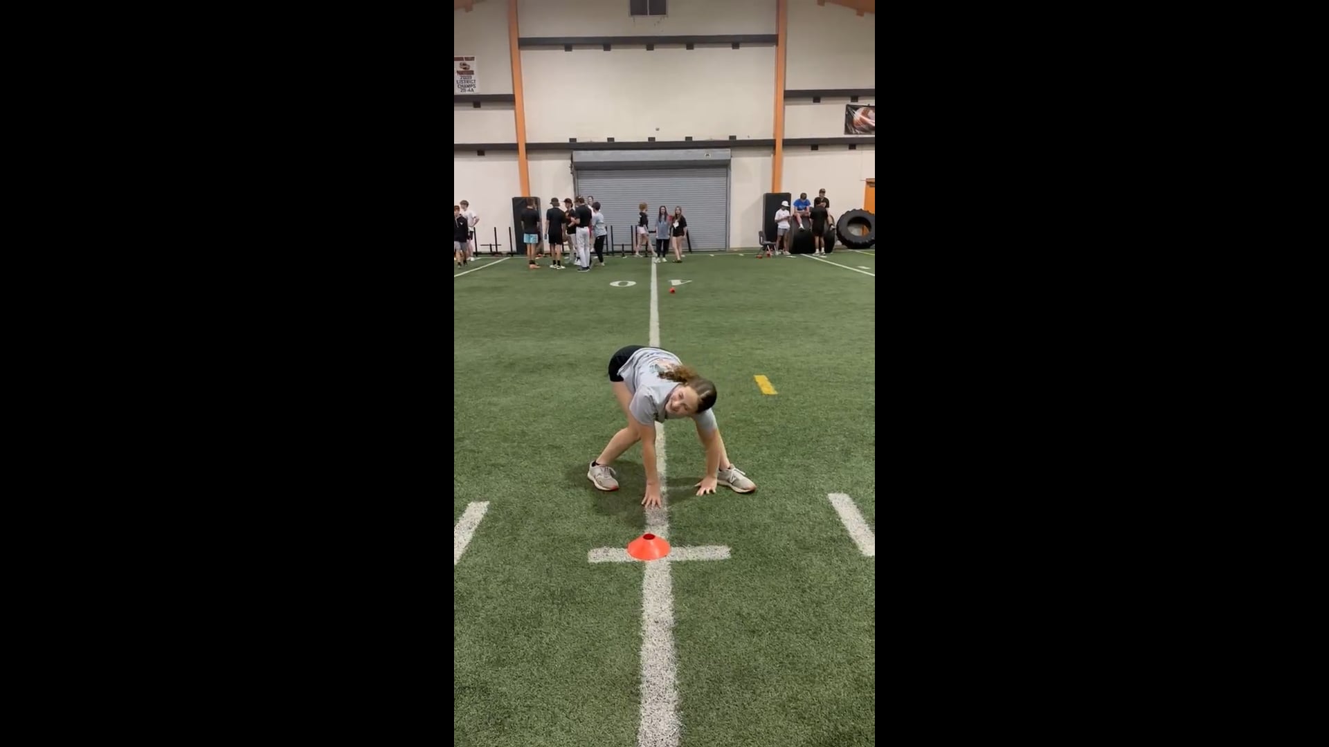 Watch isabella marshall's 5-10-5 Agility: 6.08 seconds