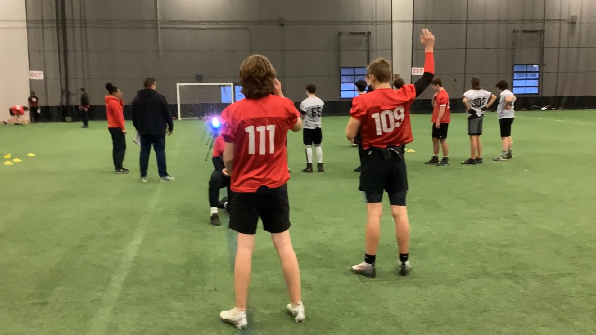 Watch PurpleShift athlete's 5-10-5 Agility: 4.74 seconds