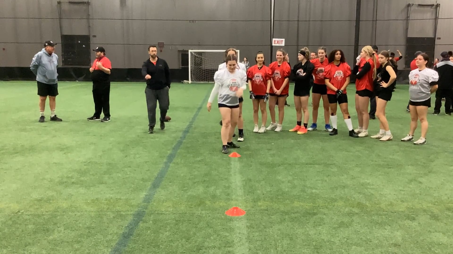 Watch PurpleShift athlete's 5-10-5 Agility: 5.05 seconds