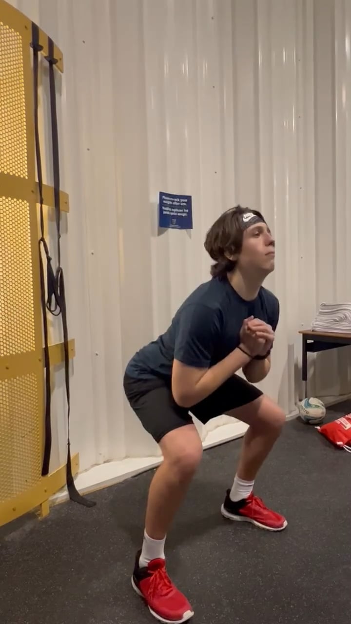 Watch cohen strickland's Air Squats: 119 air squats