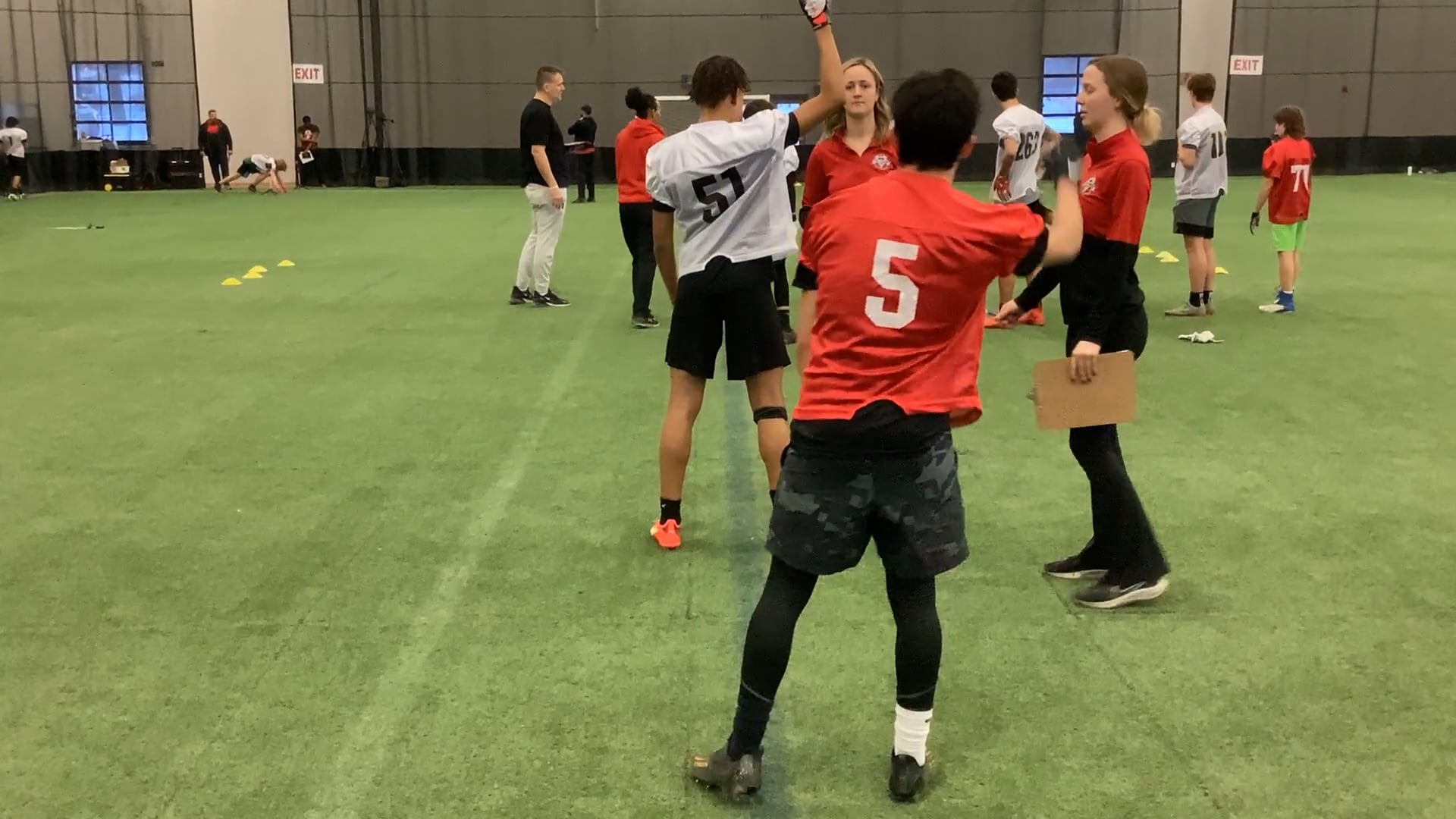 Watch iann tanori's 5-10-5 Agility: 5.21 seconds