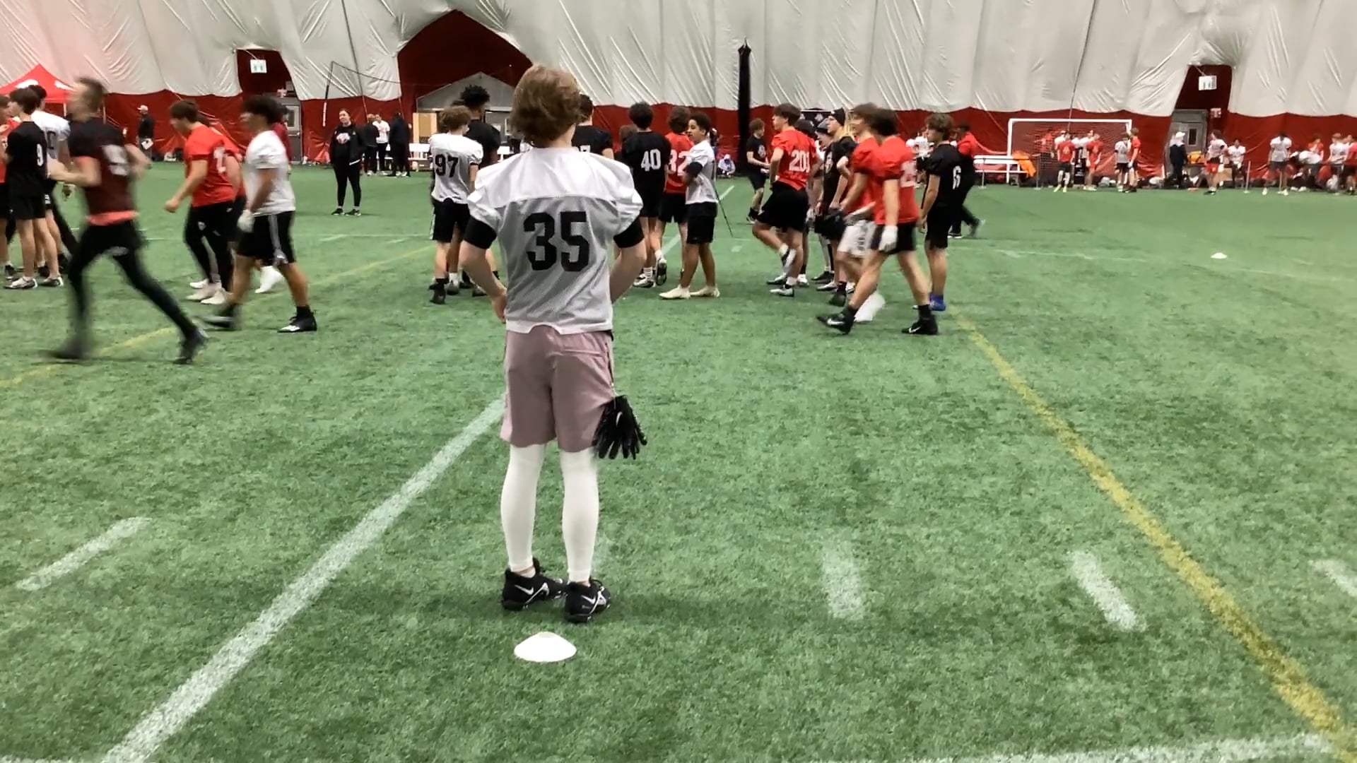 Watch PurpleShift athlete's 5-10-5 Agility: 4.97 seconds