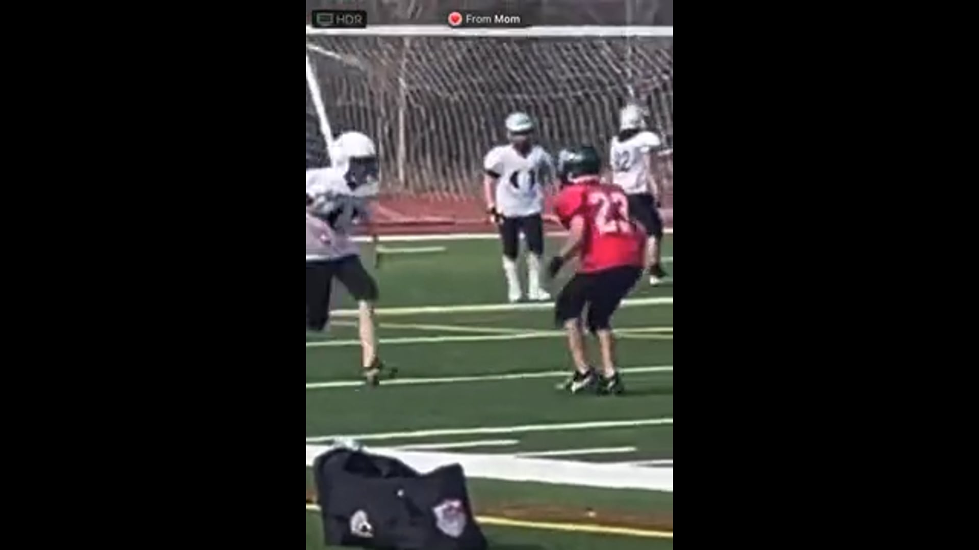 Watch joshua walls's defensive half back film