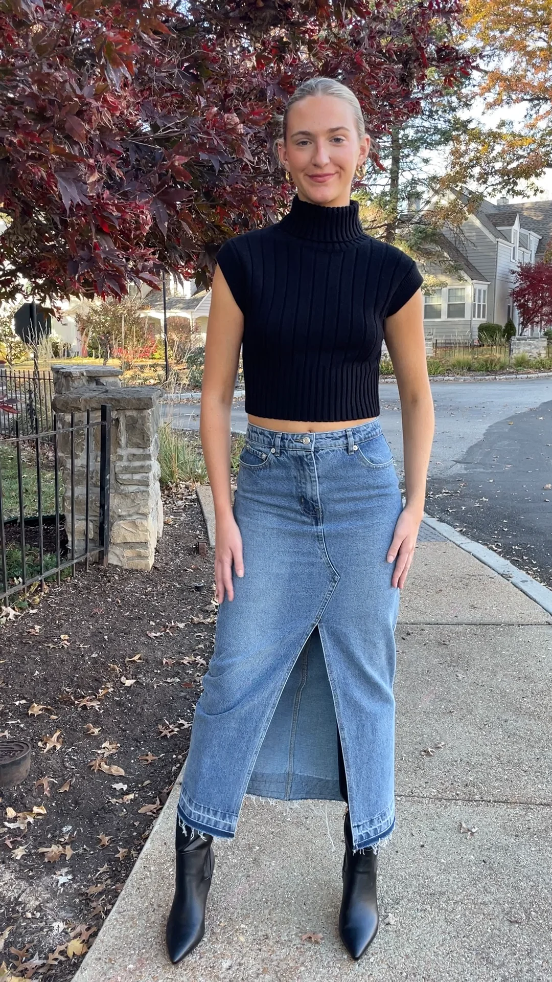 Marni Denim Maxi Skirt - SPLASH