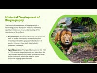 Introduction to Biogeography