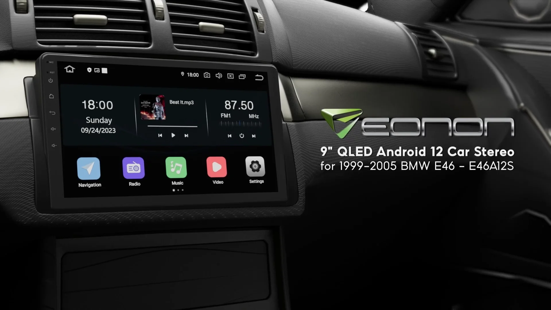 BMW E46 Android 12 Car Radio